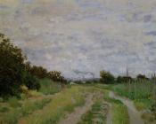 克劳德 莫奈 : Lane in the Vineyards at Argenteuil